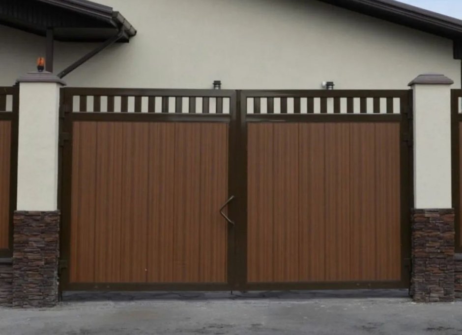 Металлические ворота