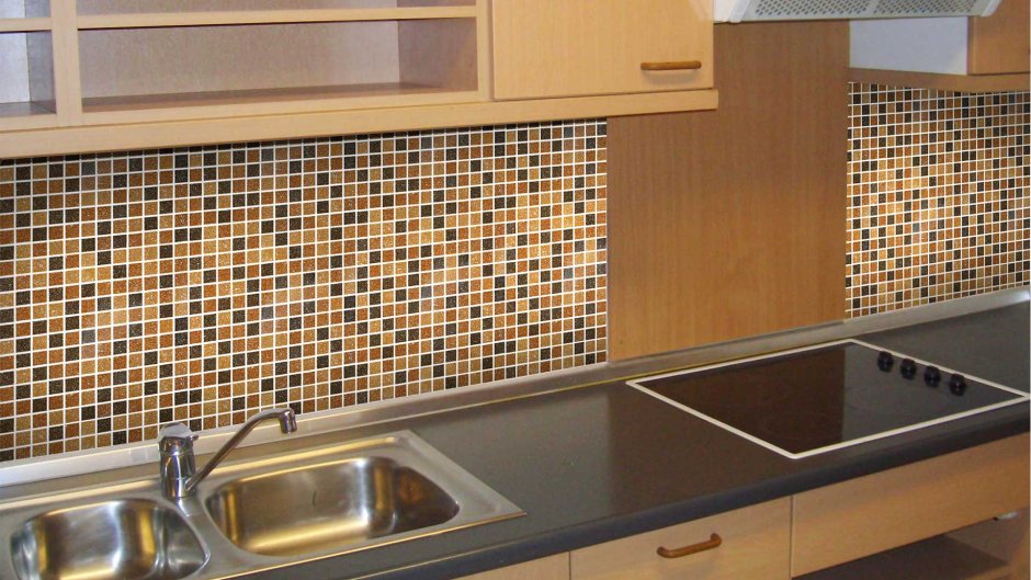 Фартук для кухни мозаика пластик