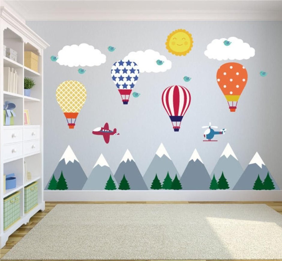 Расписать стены в детском саду