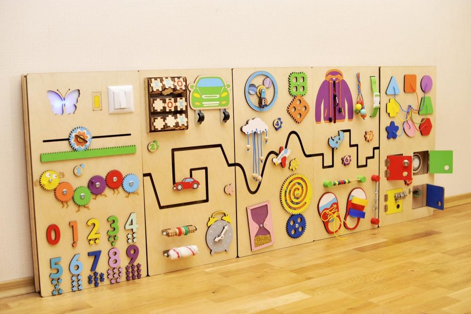 Раскрашенные стены в детской