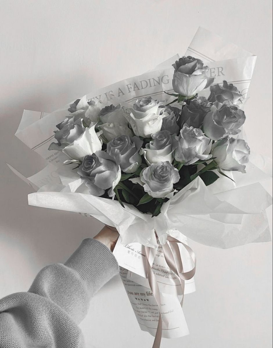 Букет из белых роз (101 роза)