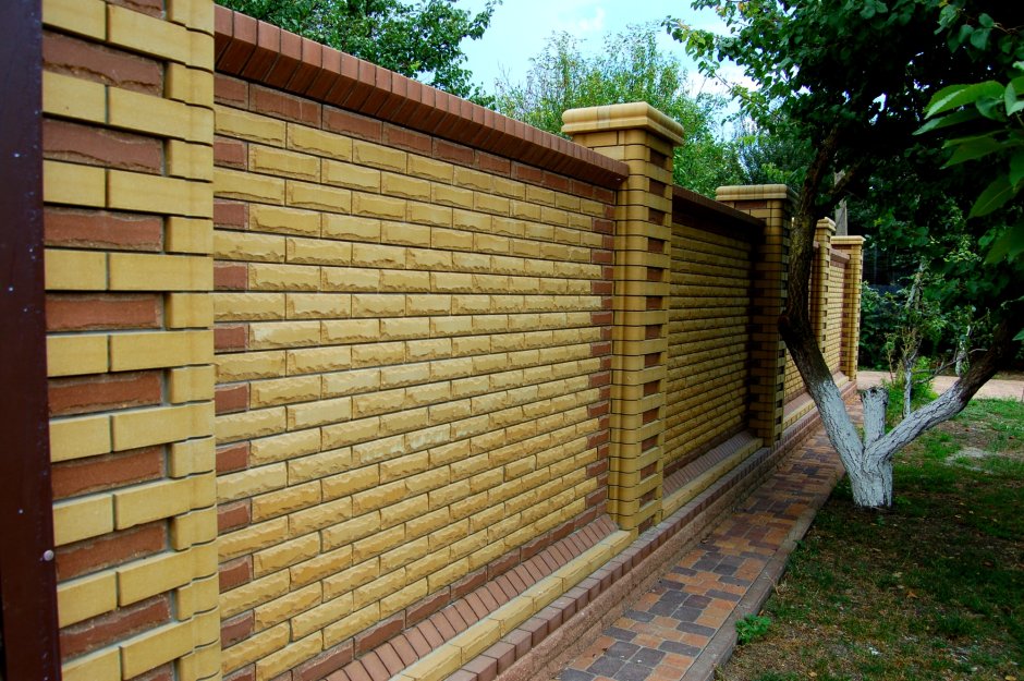 Литос кирпич заборный