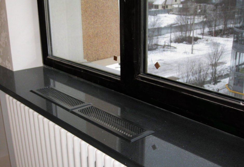 Подоконник Абсолют Блэк