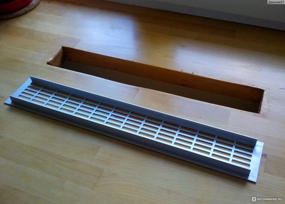 Вентиляционная решетка для подоконника 600х80