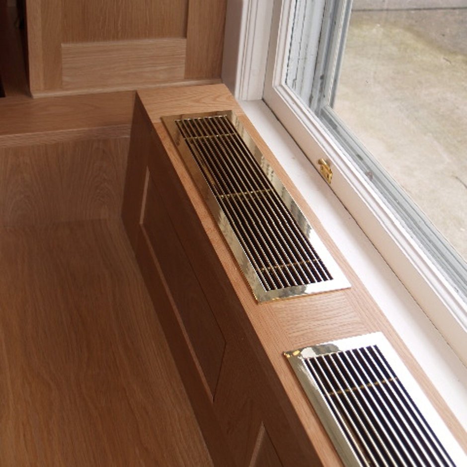 Решетка в подоконник для батарей отопления