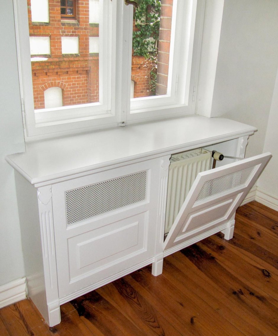 Спрятать батарею отопления