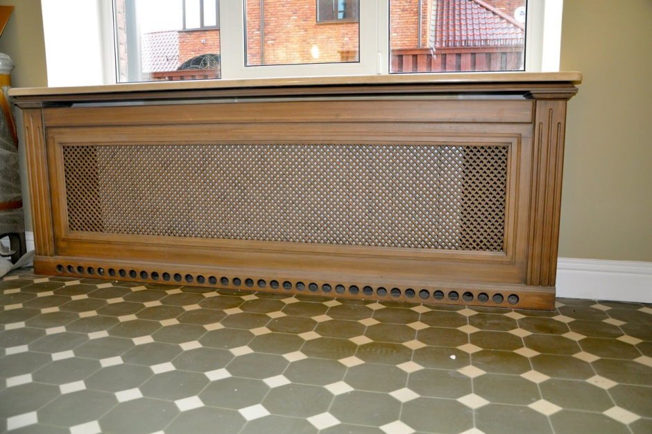 Радиаторные решетки из дуба