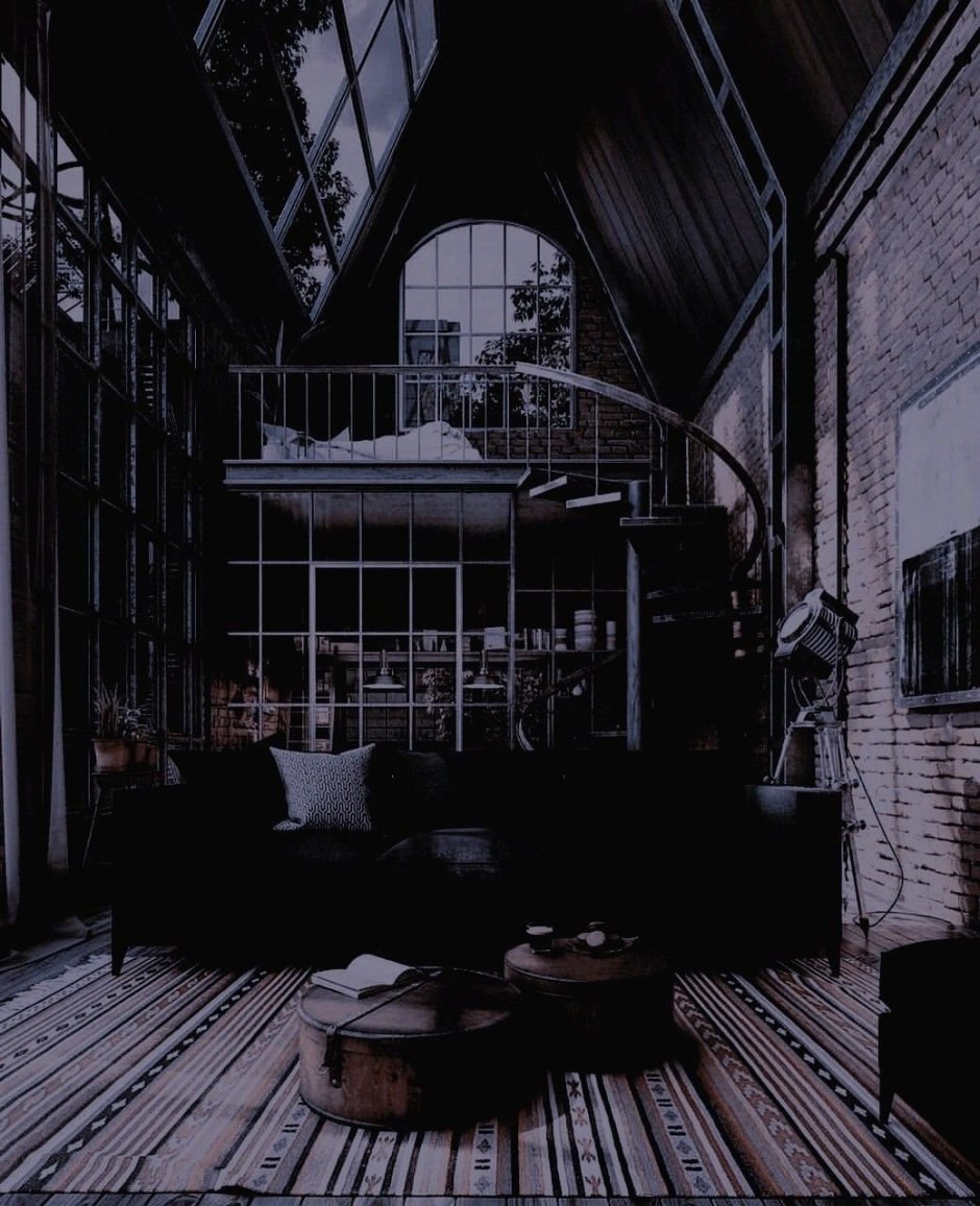 Тотал Блэк спальня