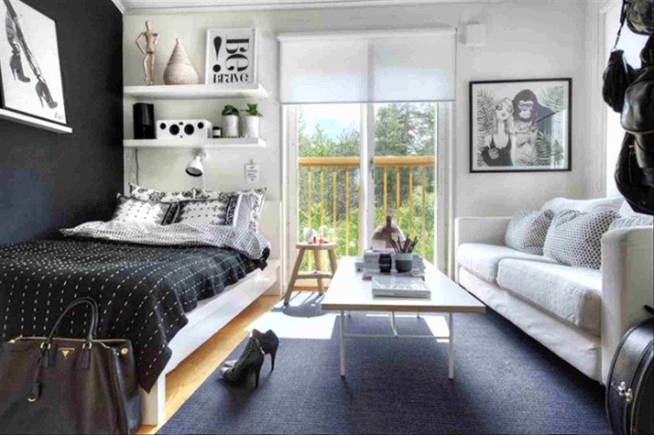 Комната для подростка с двухэтажной кроватью