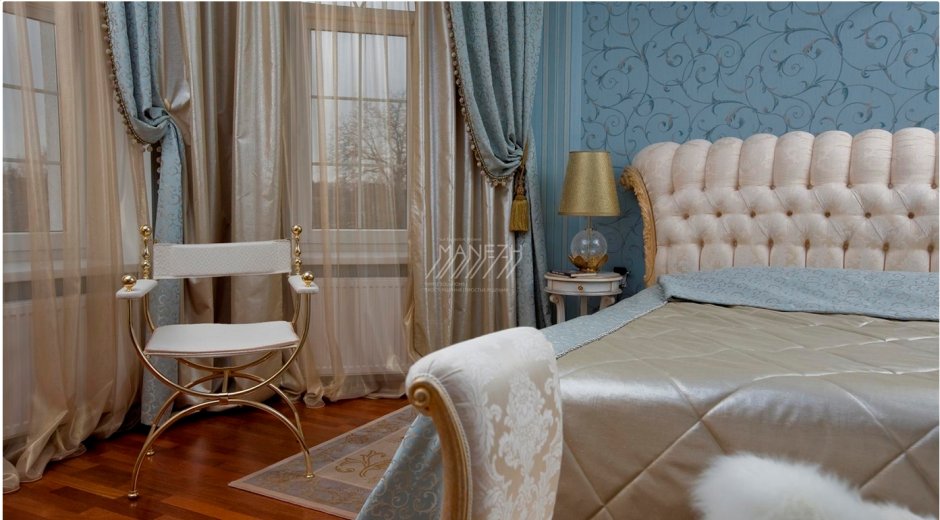 Стиль Ампир в интерьере спальни