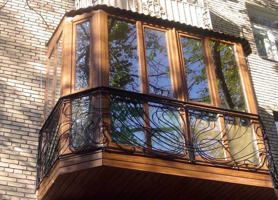 Французское остекление балкона
