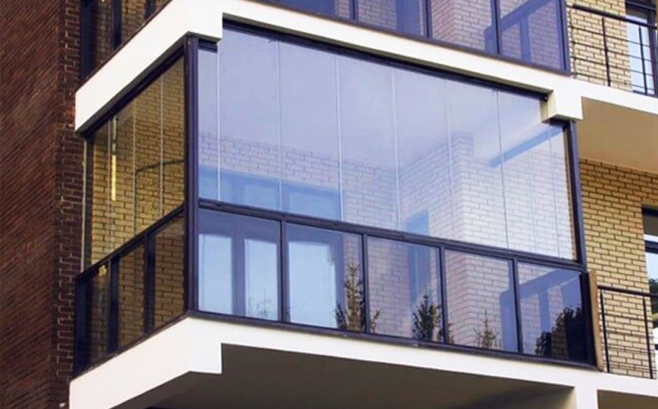 Штакузит Безрамное остекление