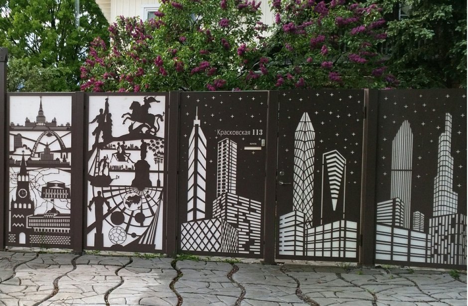 Калитка плазменная резка