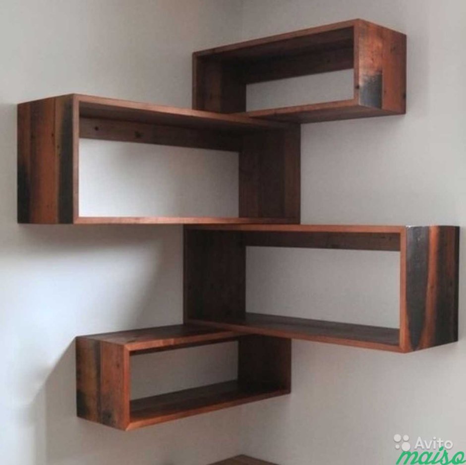 Полки угловые настенные