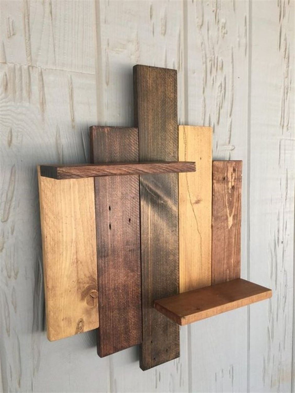 Полка деревянная