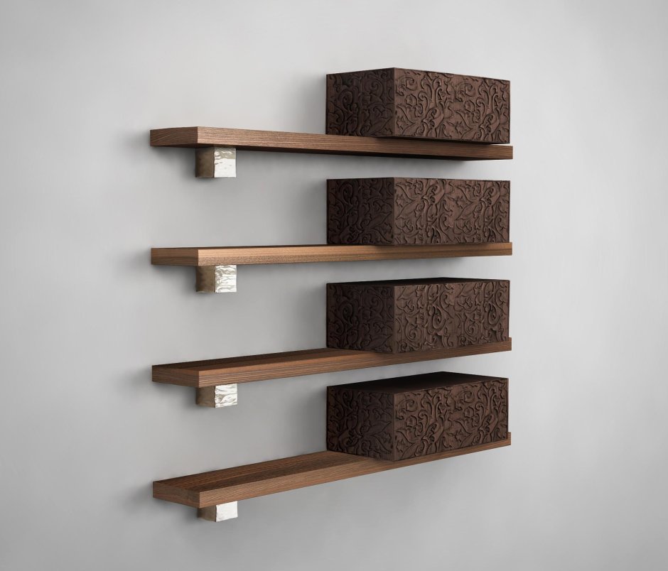 Скрытые полки в стене