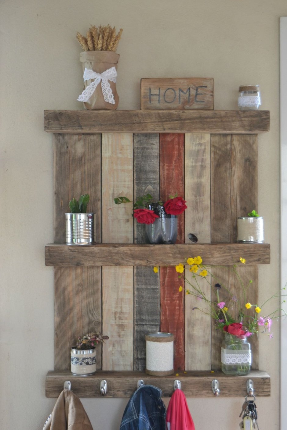 Полка из старой доски