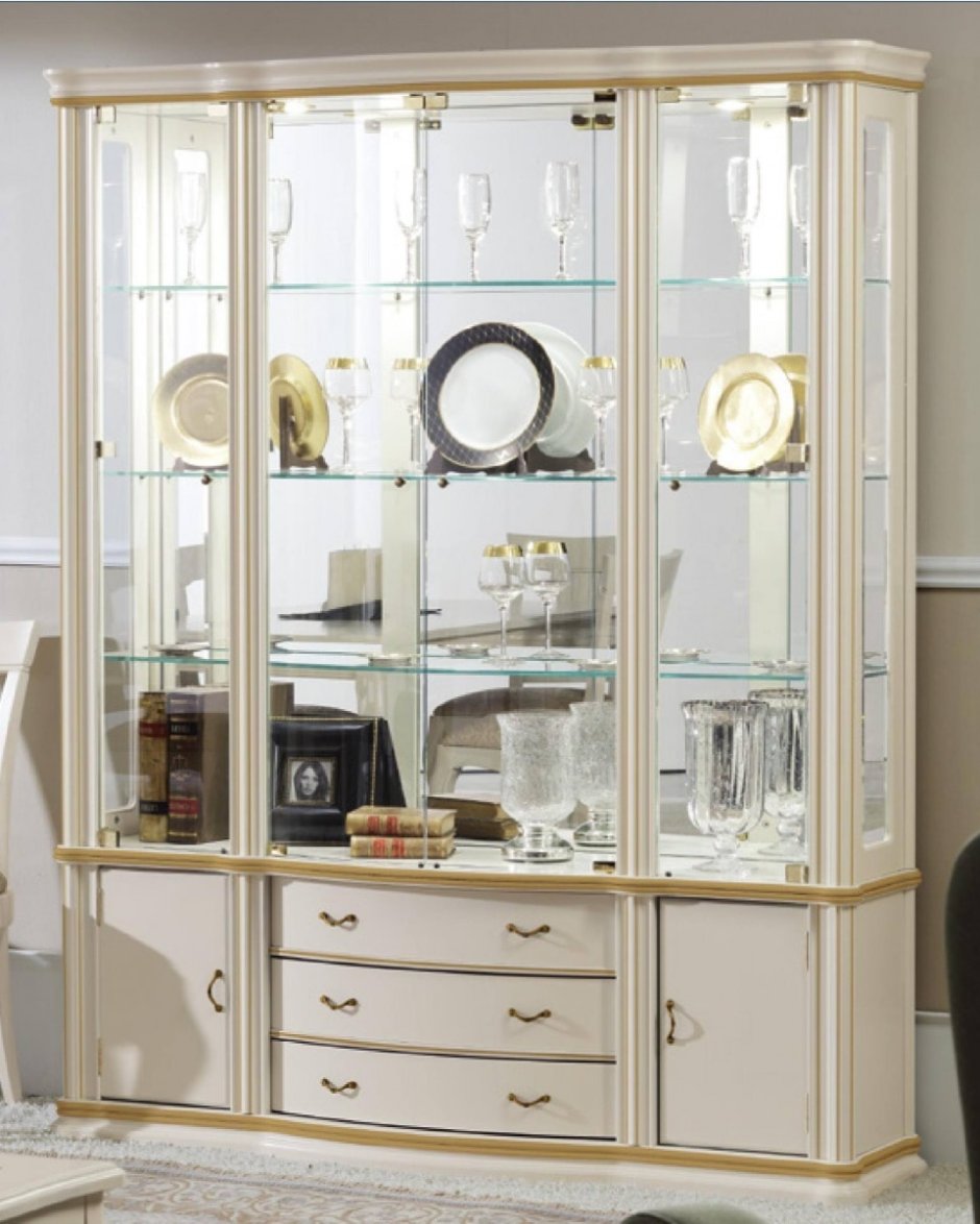 Витрина 921 nogal-5 Disemobel