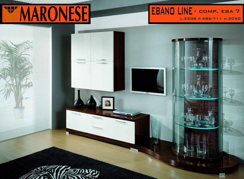 Шкаф-витрина Modern b820