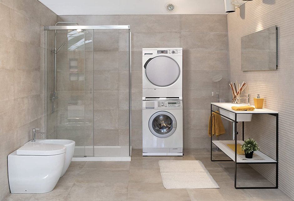 Полка между стиральной и сушильной машиной