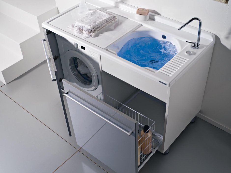 Встраиваемая стиральная машина в пенале
