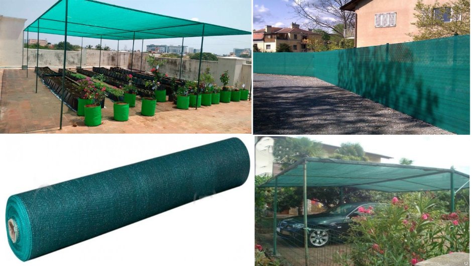 Сетка затеняющая фасадная 80