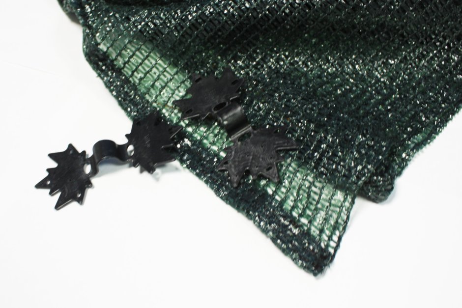 Сетка д/затенения, 55%, клипсы, 2*10м, зеленая