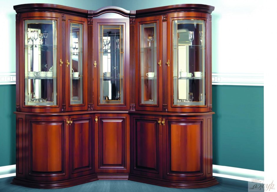 Сервант в гостиную в современном стиле