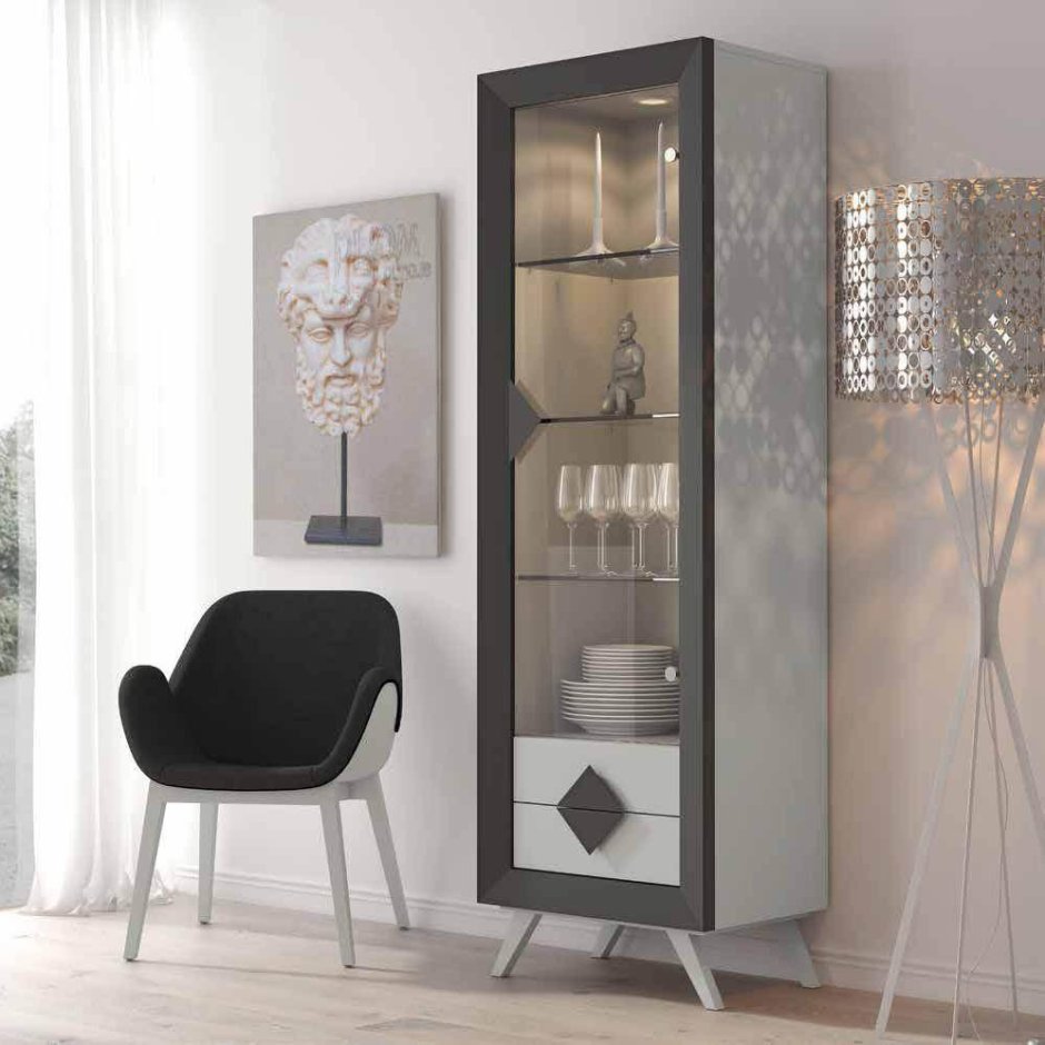 Шкаф витрина угловой для посуды икеа