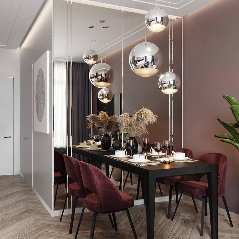 Интерьер столовой зоны