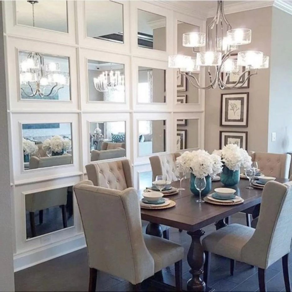 Зеркало в обеденной зоне