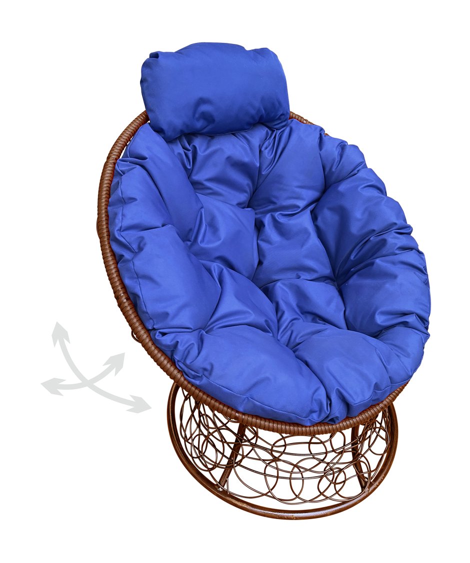 Садовое кресло круглое с подушкой
