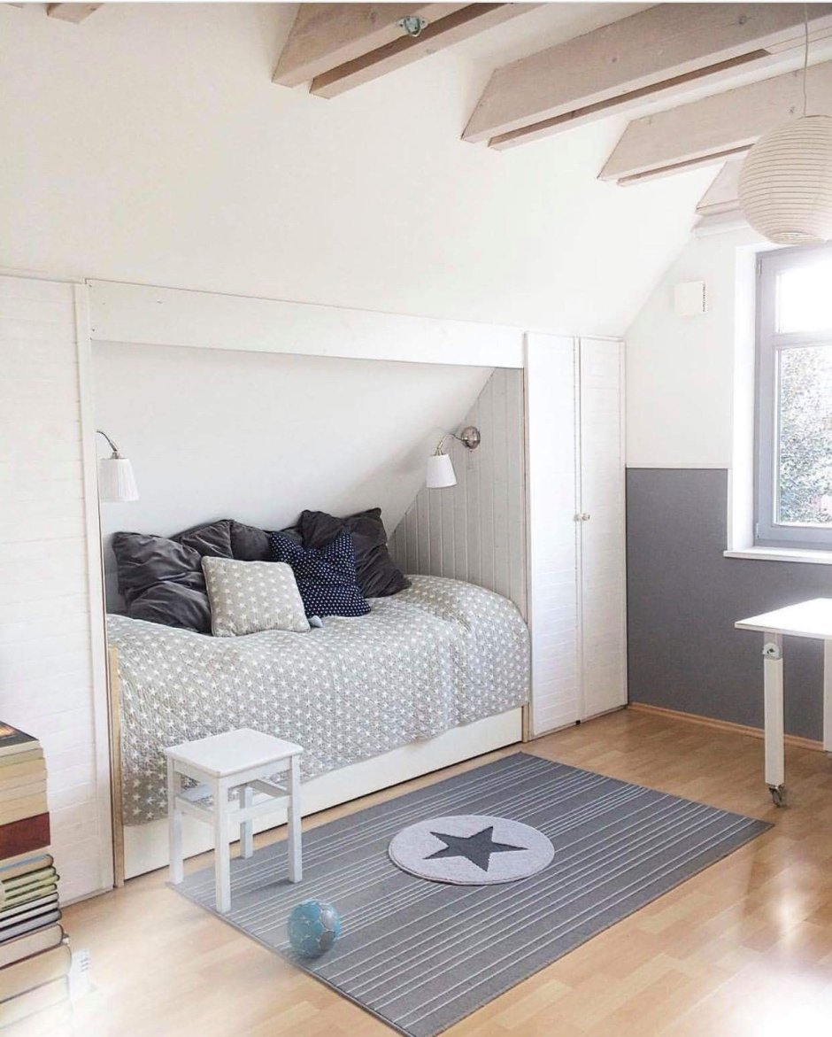 Детская на мансарде