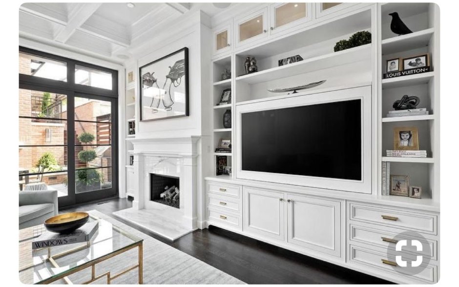 Мебель вокруг телевизора