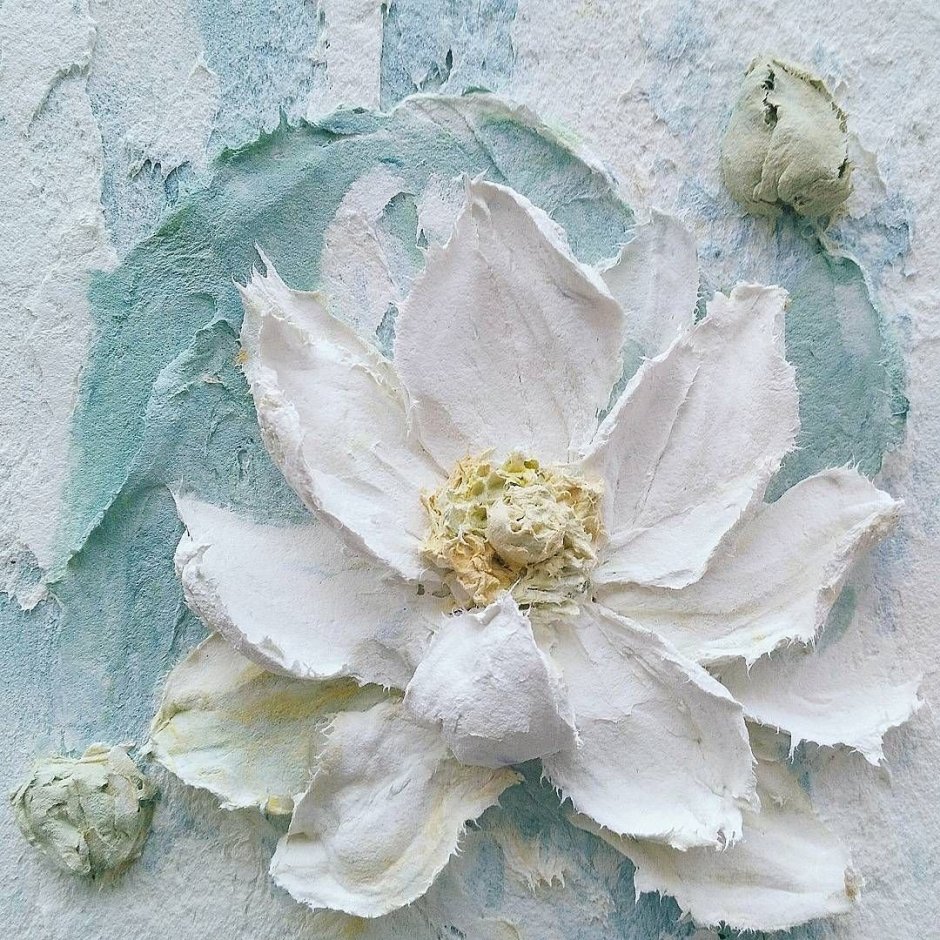 Скульптурная живопись Лотос