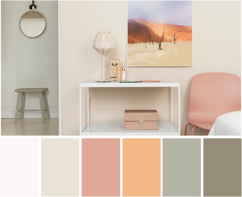 Сочетание красок для стен