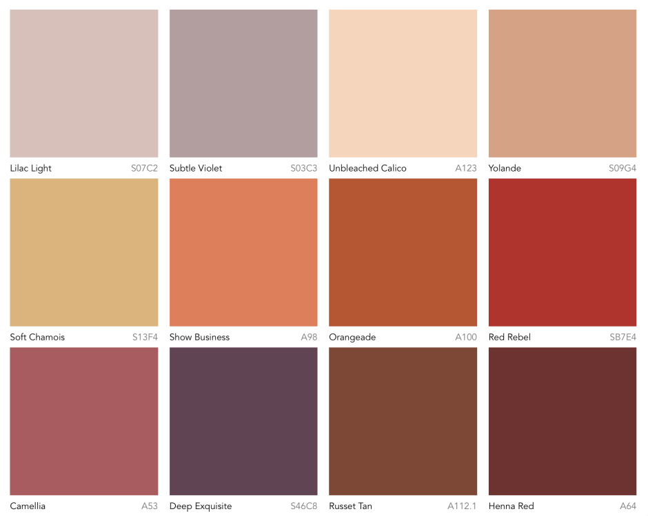 Dulux 2021 палитра