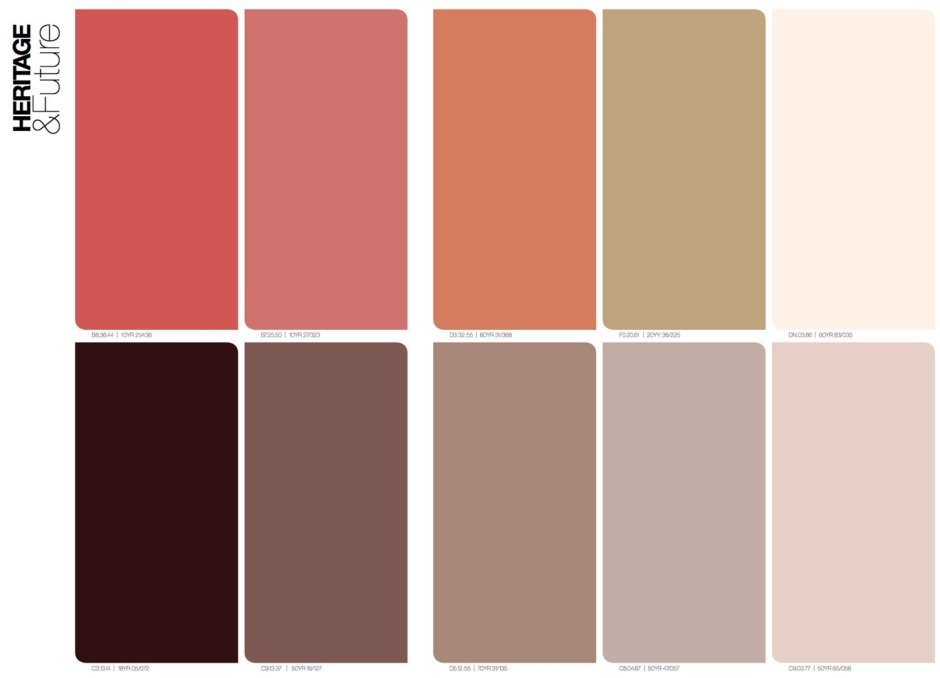 Нюдовая цветовая палитра