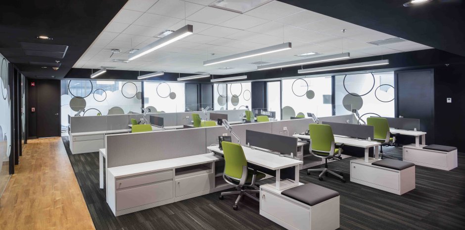 Современный офис опен Спейс