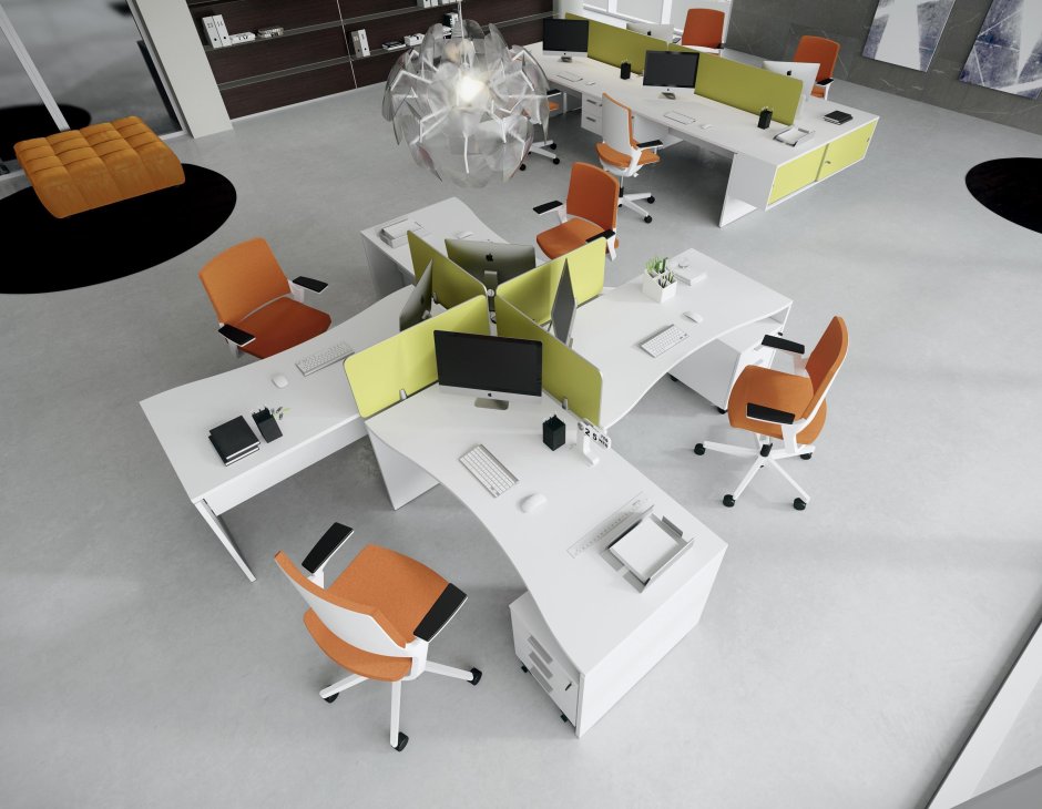 Планировка офиса на 4 человека