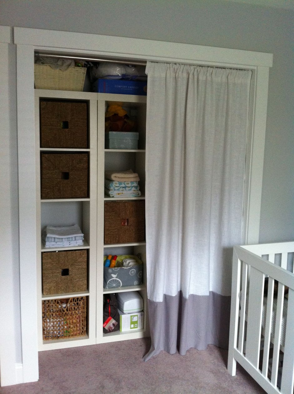 Гардеробная со шторкой