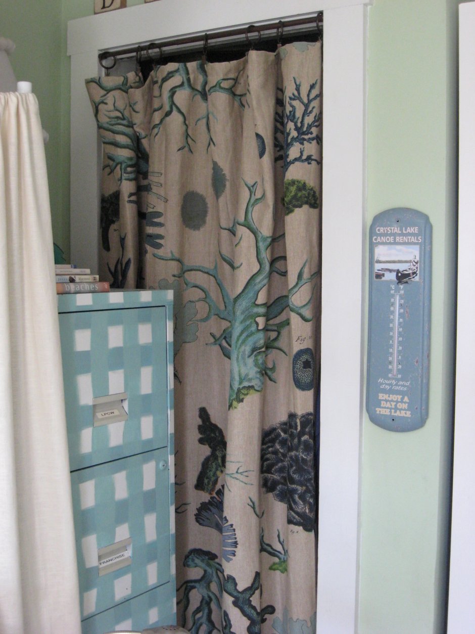 Штора в кладовку вместо двери