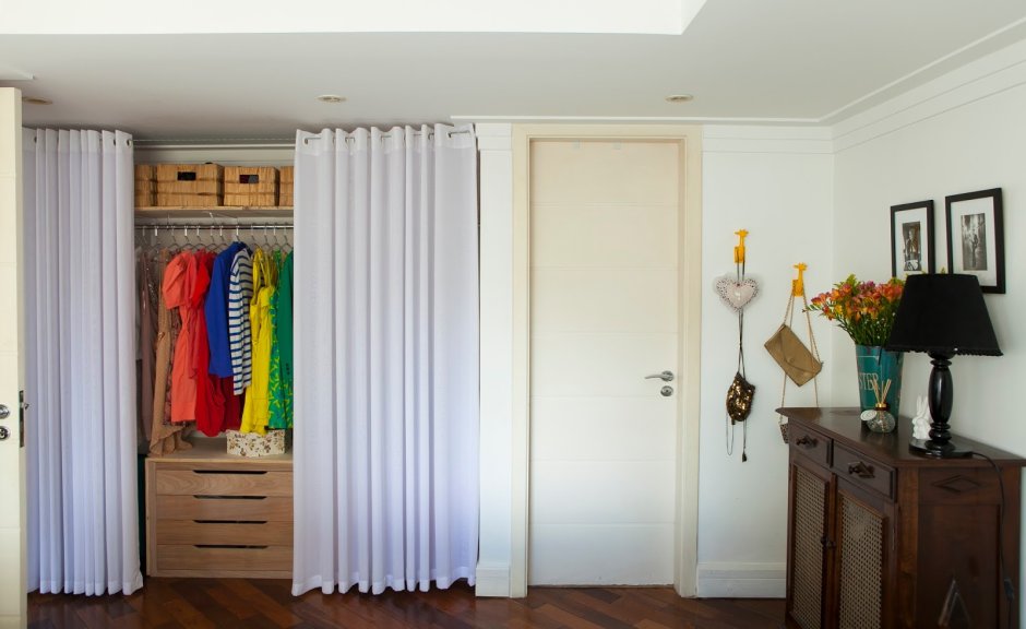 Штора вместо двери в комнату
