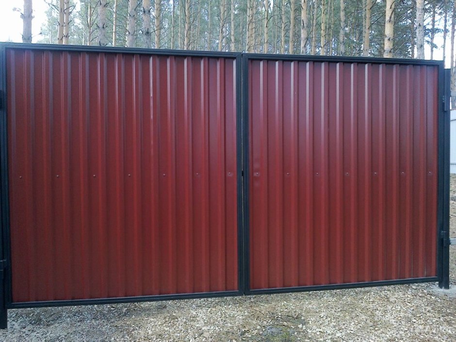 Ворота распашные 3.5х2м