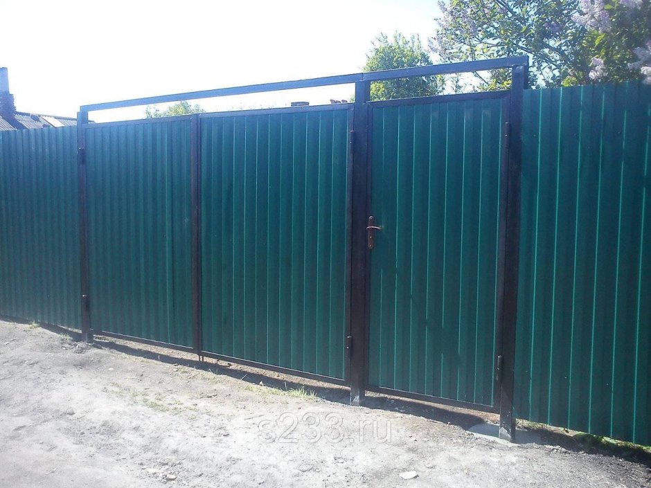 Ворота из профлиста нс35