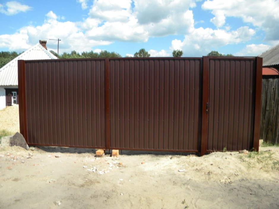 Ворота металлопрофильные КИП 004