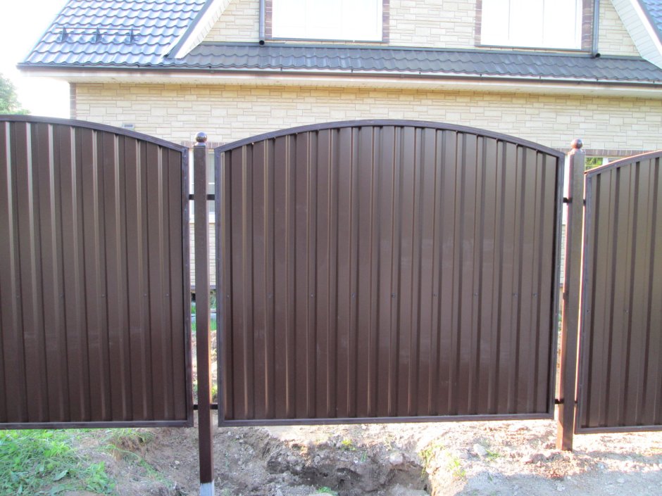 Забор из профиля