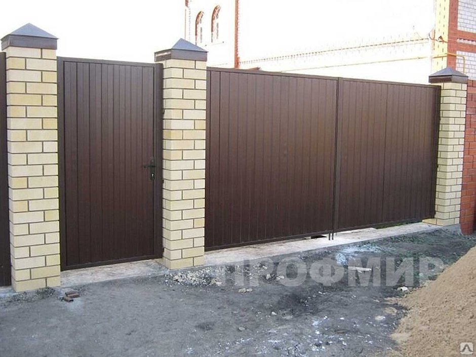 Ворота и калитка 2.2 профлист