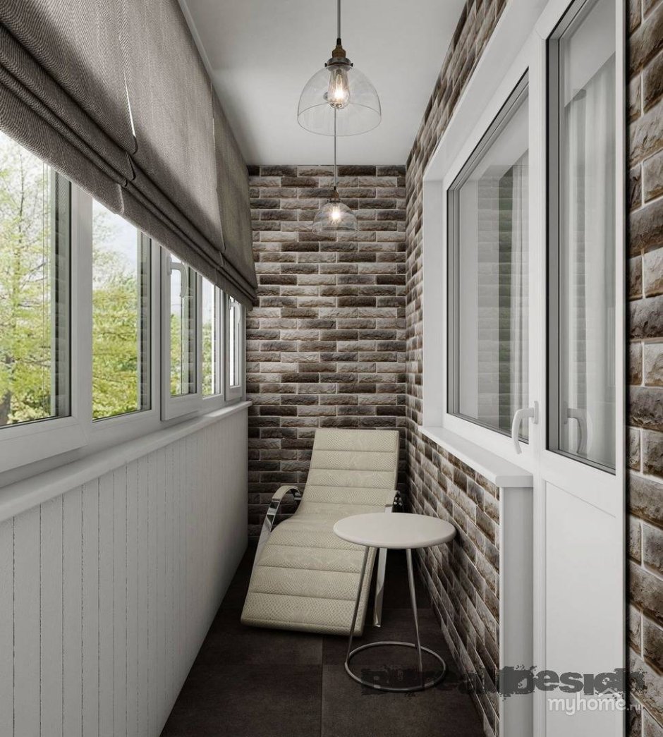 Отделка лоджии