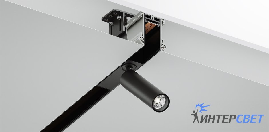 Магнитный шинопровод для натяжных потолков Magnetic track np34